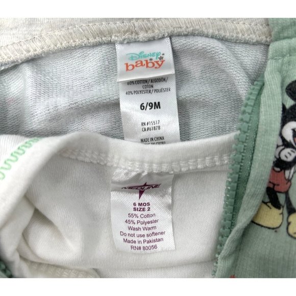 Baby Girl's - Disney Jumpsuit, Disney Body Suit, Leggings & T-Shirt - Size 6 M - Picture 8 of 8